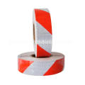 High Visible Cellular Red and White PVC Warning Tape